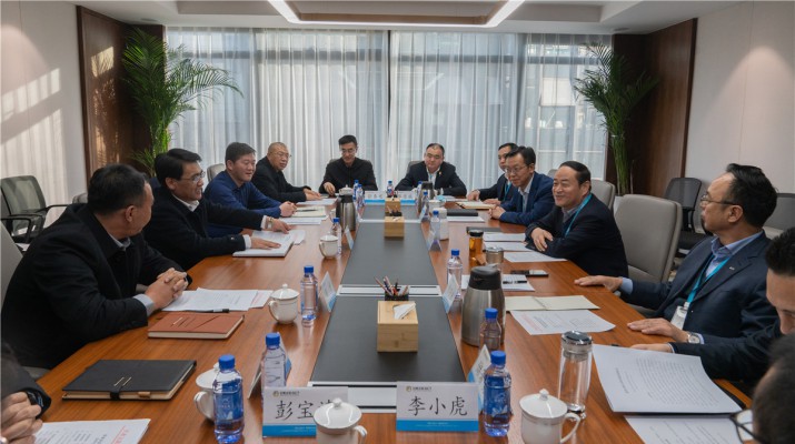 景泰县委书记薛丞忠一行到访爱游戏在线(中国)集团
