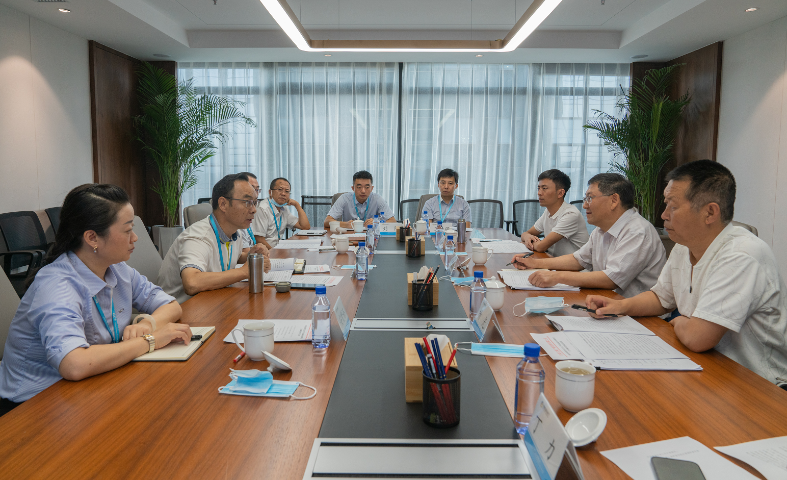 省政府国资委调研督导爱游戏在线(中国)集团安全生产、防汛减灾和疫情防控工作